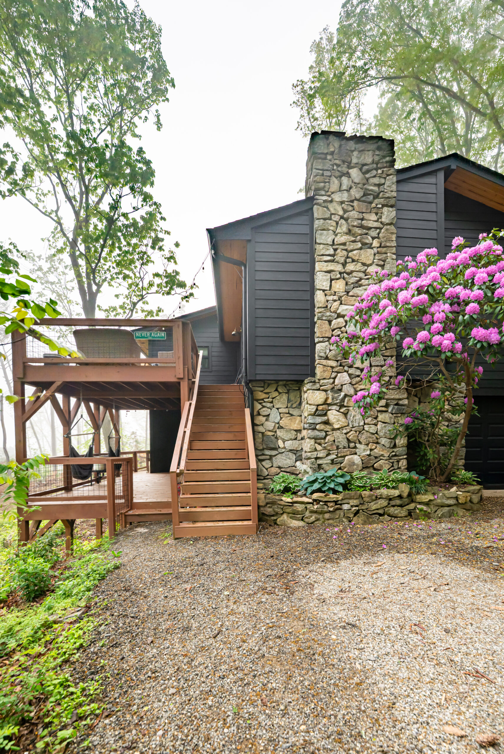 Home restored after property damage from a storm in Western North Carolina